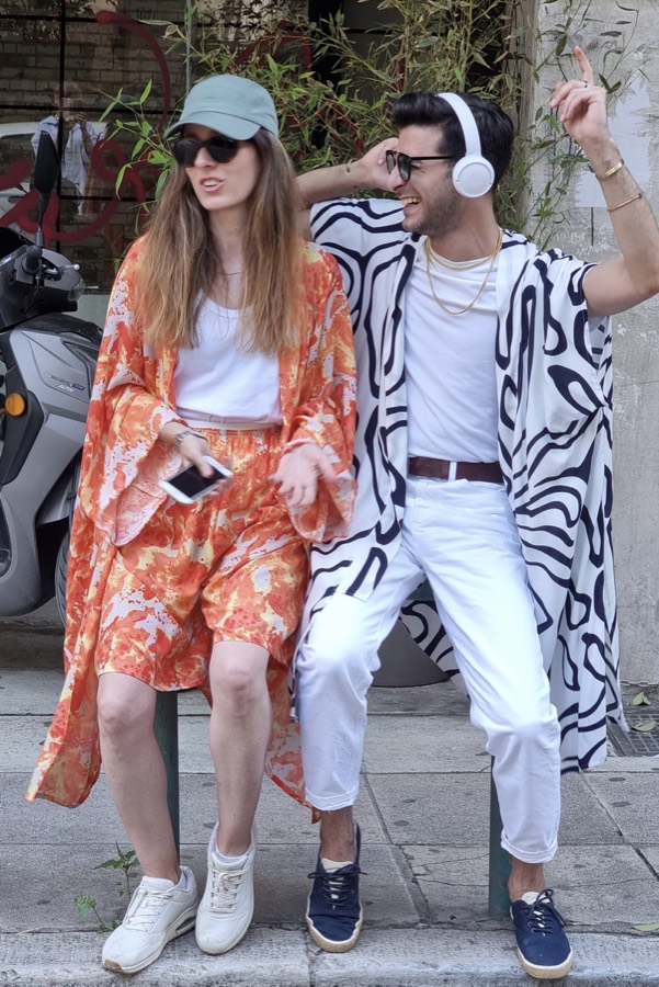 Kimono look from the MAdAME KI collection