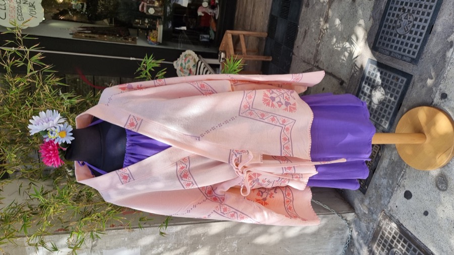 Dress and kimono look from the MAdAME KI kimonos collection